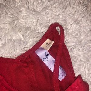 Alya Red Tank Top
